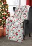 Velosso Penguin Fun Christmas Polar Fleece Blanket