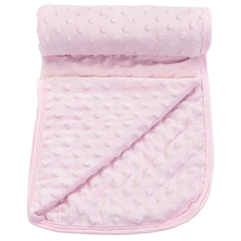 Pink Popcorn Baby Blanket