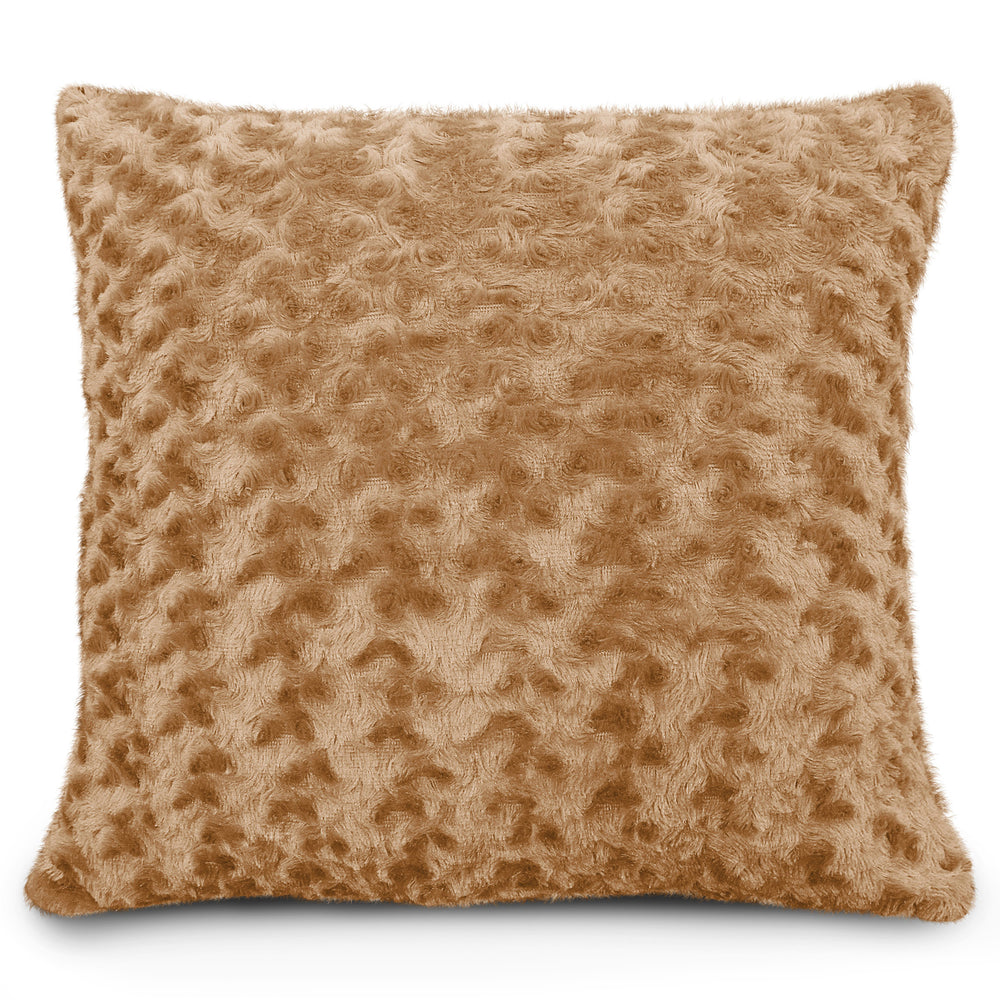 Velosso Posy Latte Faux Fur Cushion Cover