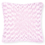 Velosso Posy Faux Fur Pink Cushion Cover
