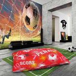 Velosso Red Football Floor Cushion
