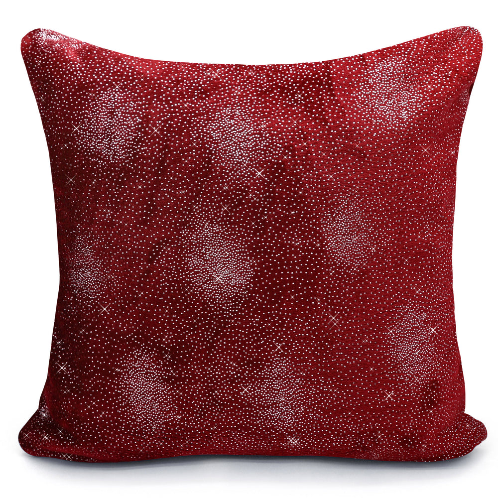 Intimates Glitter Sparkle Red Cushion Cover