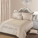 Sweet Dreams Renoir Jacquard Natural Duvet Cover & Pillowcase Set