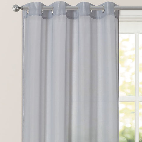 Velosso Riva Grey Eyelet Voile Panel