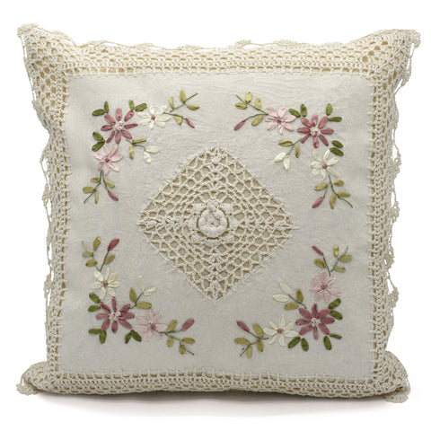 Ashley Mills Sabel Crochet Cushion Cover
