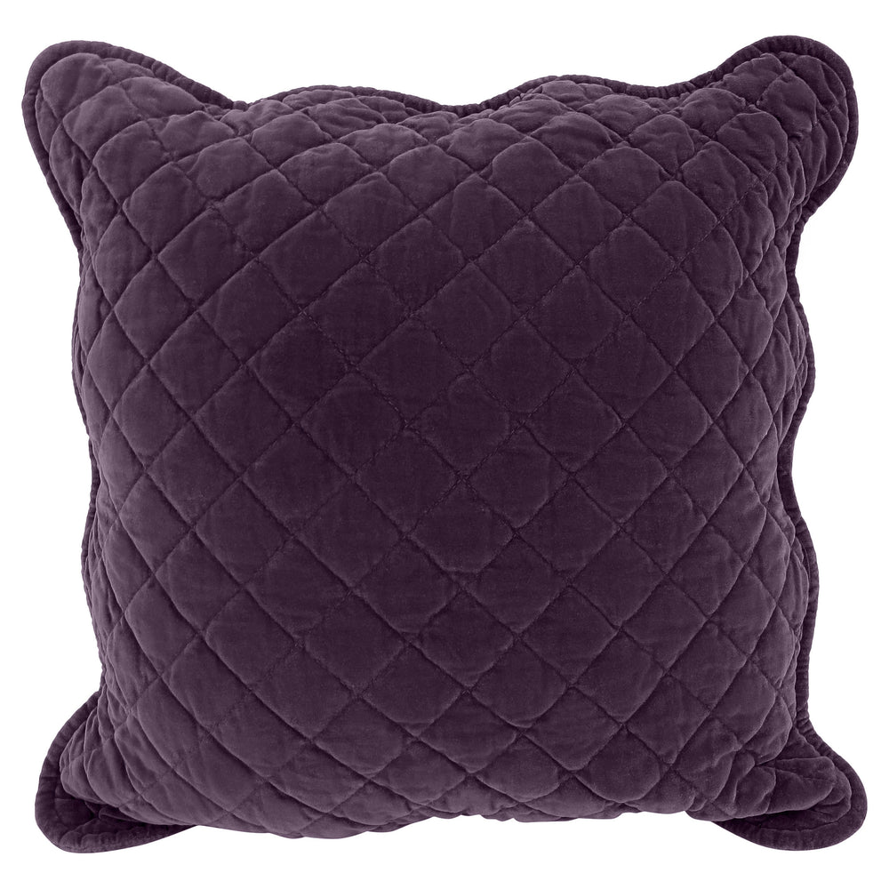 Intimates Sanzio Aubergine Velvet Cushion Cover
