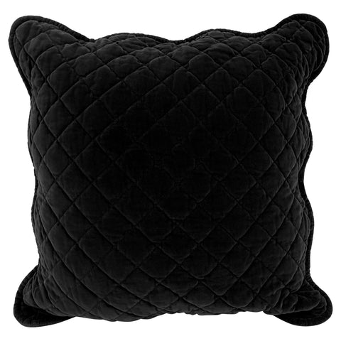 Intimates Sanzio Black Velvet Cushion Cover