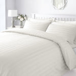 Sweet Dreams Hotel Stripe Cream Duvet Cover