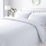 Sweet Dreams Hotel Stripe White Duvet Cover