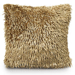 Velosso Latte Shaggy Chenille Cushion Cover