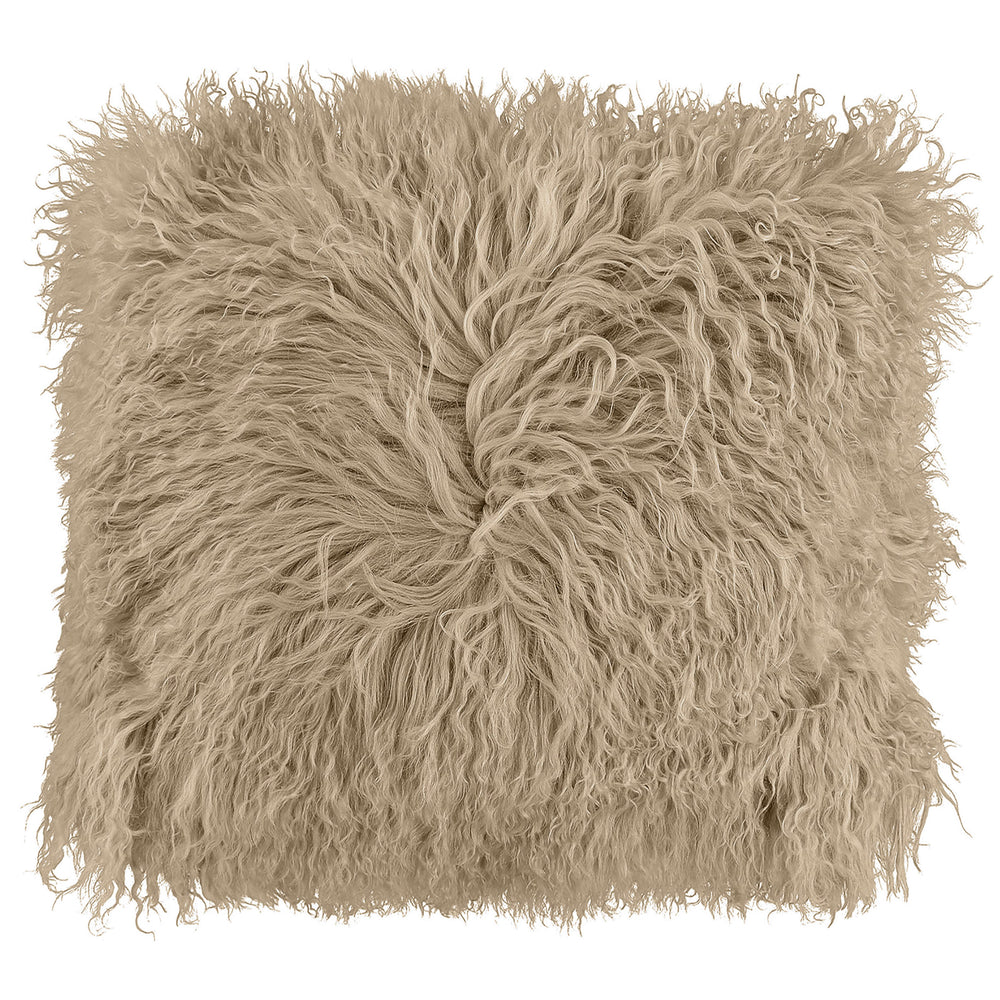 Velosso Mongolian Natural Shaggy Cushion Cover
