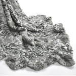 Velosso Luxury Siberia Grey Faux Fur Throw