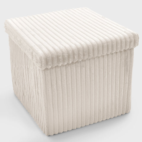 Velosso Corduroy Storage Box Cream