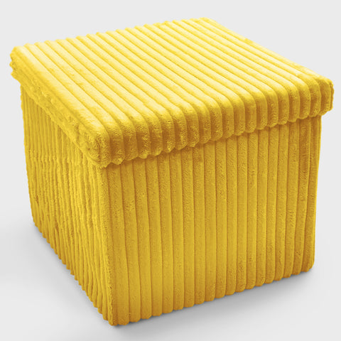 Velosso Corduroy Storage Box Ochre