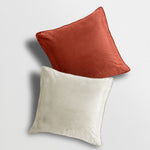 Velosso Luna Velvet Terracotta / Cream Cushion Cover