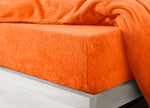 Velosso Orange Teddy Fleece Fitted Sheet