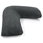 Velosso Charcoal Teddy Fleece V Pillowcase