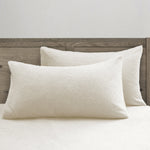Velosso Teddy Fleece Pillowcases Pair Cream