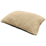 Velosso Teddy Fleece Taupe Floor Cushion