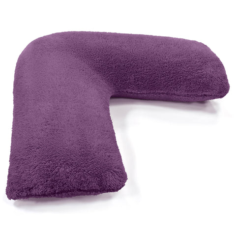 Velosso Purple Teddy Fleece V Pillowcase