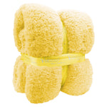 Velosso Teddy Yellow Sherpa Blanket