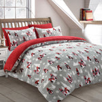 Velosso Penguins Teddy Fleece Duvet Cover & Pillowcase Set