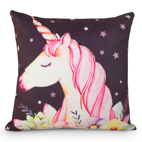 Velosso Unicorn Star Cushion Cover