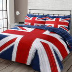 Velosso Reversible Union Jack Duvet Cover & Pillowcase Set
