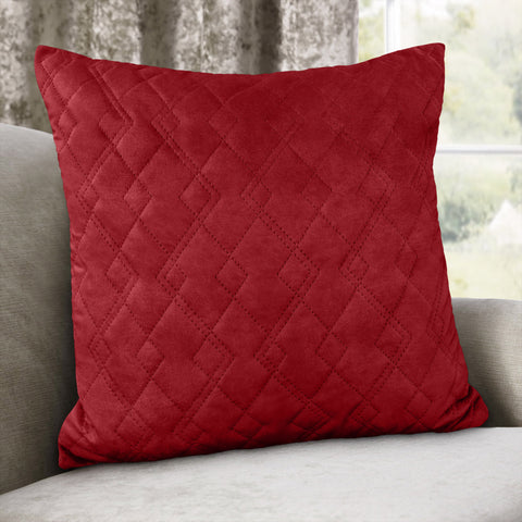 Intimates Velvet Diamond Red Cushion Cover