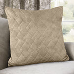Intimates Velvet Diamond Taupe Cushion Cover