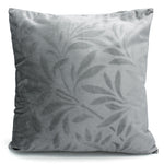 Intimates Velvet Leaf Grey Cushion Cover