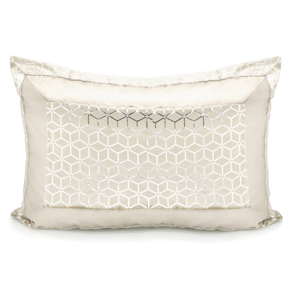 Intimates Vera Cream Crushed Velvet Pillowsham