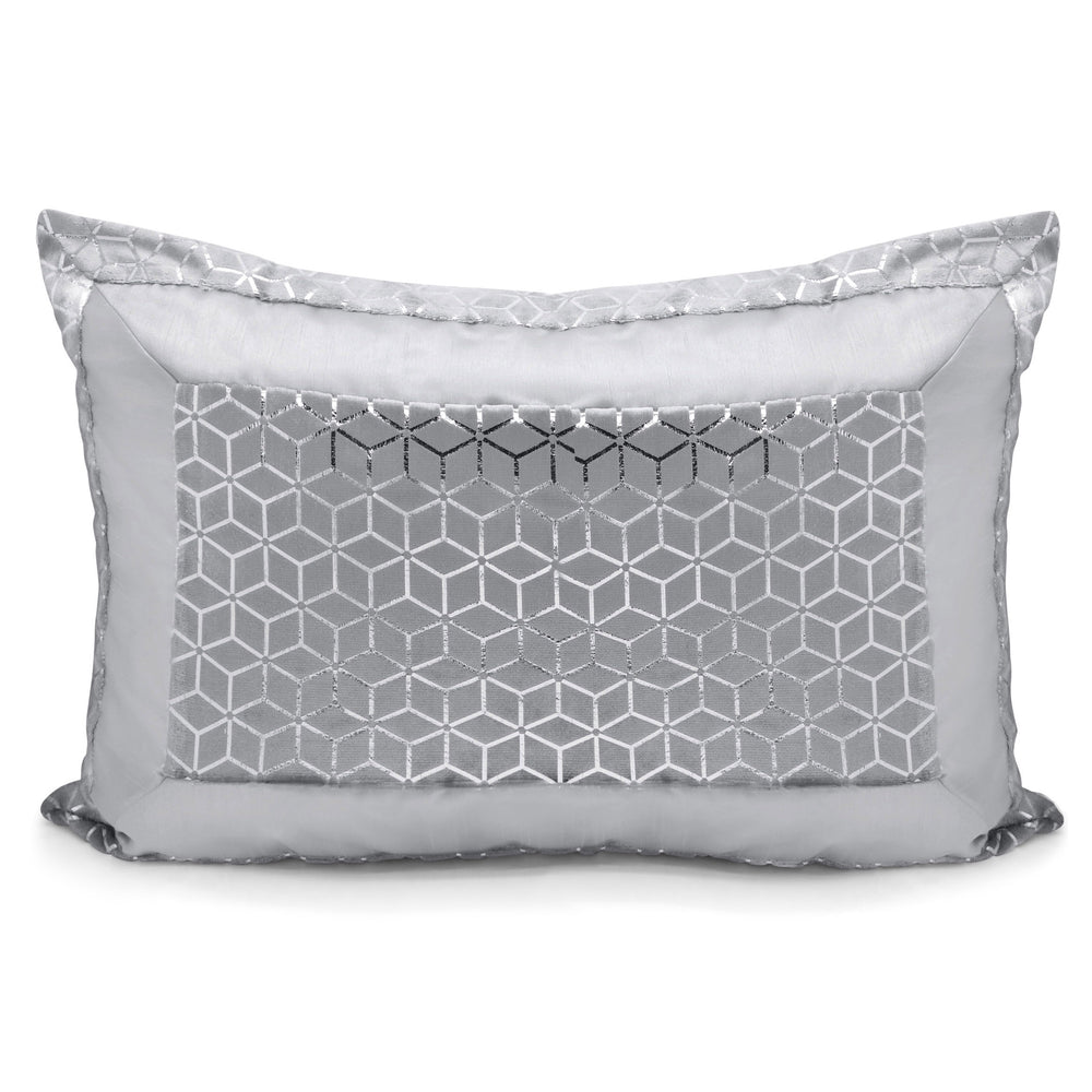 Intimates Luxury Crushed Velvet Vera Pillowsham Silver