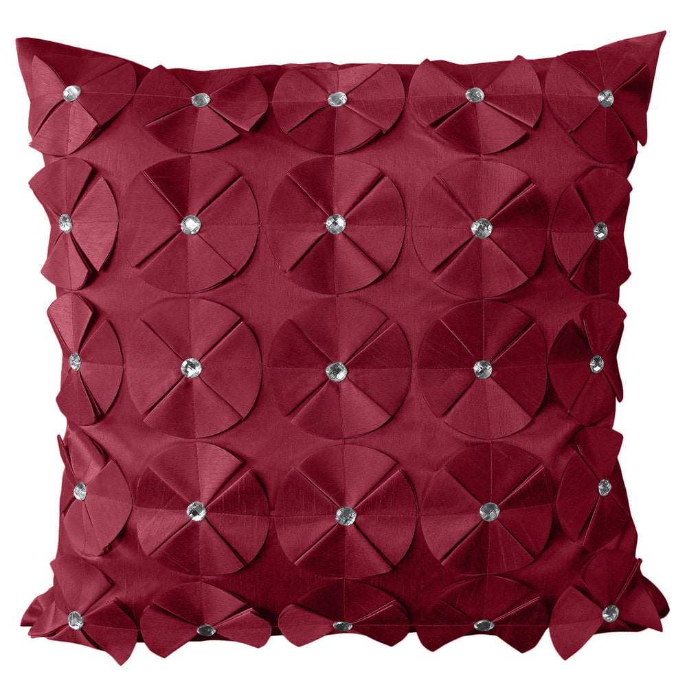 Intimates Vogue Burgundy Diamante Cushion Cover
