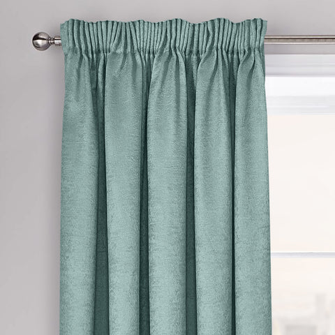 Velosso Westwood Duck Egg Dimout Pencil Pleat Curtains