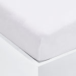 2 Pack White Jersey Fitted Cot Sheets