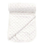 White Popcorn Baby Blanket