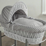 Grey Popcorn Moses Basket Dressing
