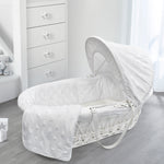 My Little World White Wicker Basket & White Star Dressing