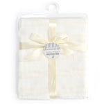 Yellow Stripe Knitted Baby Shawl