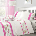 Intimates Yvette Floral Pleated Duvet Cover & Pillowcase Set