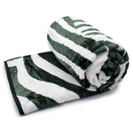 Velosso Faux Fur Mink Zebra Blanket