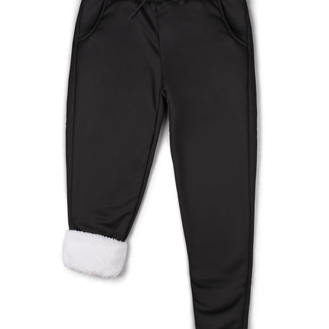 Velosso Black Knitted Jersey Joggers