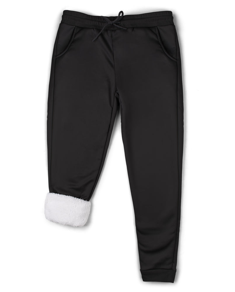 Velosso Black Knitted Jersey Joggers