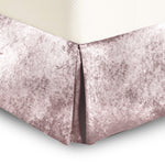 Intimates Crushed Velvet Blush Pink Valance Sheet